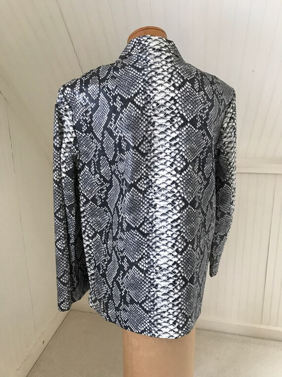 Deadstock w/ Tags Dries van Noten Waxed Cotton Python… - Gem