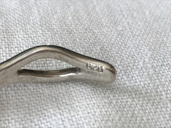 Vintage Solid 925 Silver Infinity Bracelet - image 4