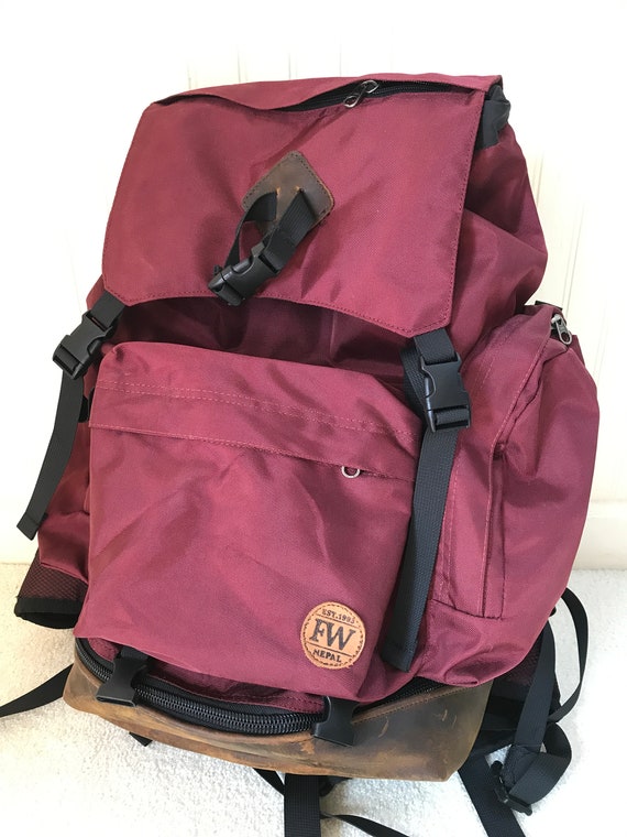 Large Vintage 1990s Urban Explorer FW Backpack in… - image 4