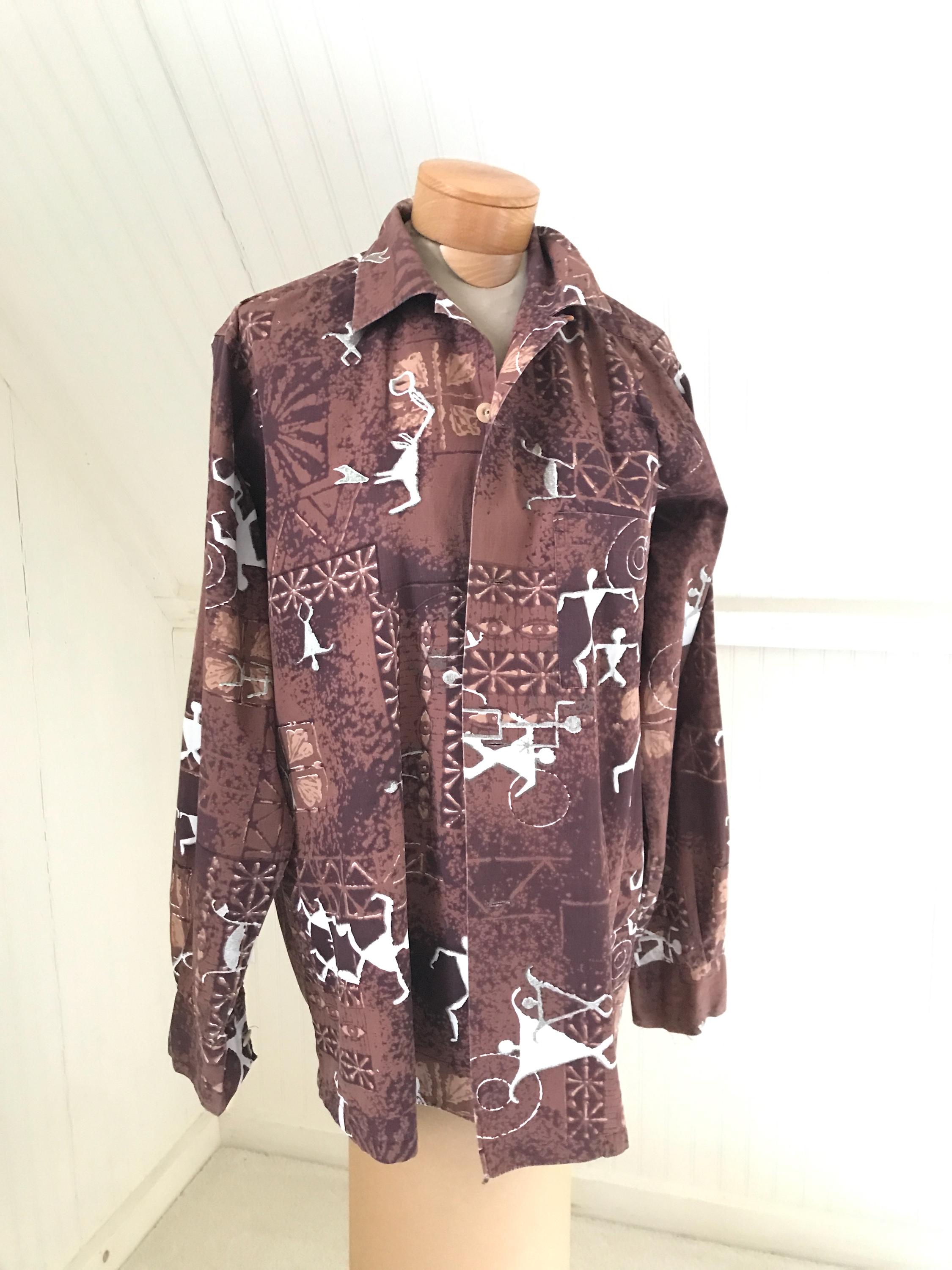 Alfred Shaheen Shirt - Etsy