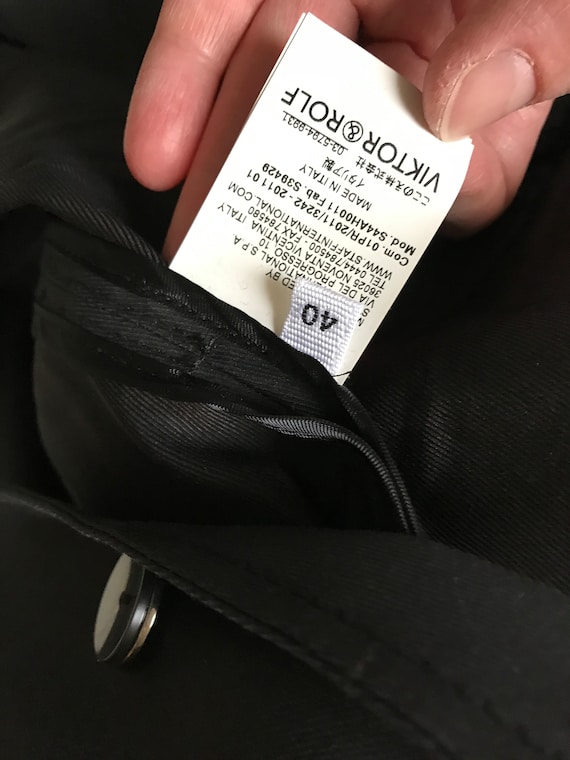 Viktor & Rolf Black Caped Trench Coat: Transforma… - image 7