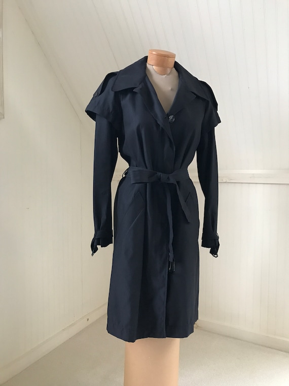 Viktor & Rolf Black Caped Trench Coat: Transforma… - image 3