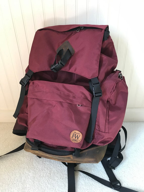 Large Vintage 1990s Urban Explorer FW Backpack in… - image 3