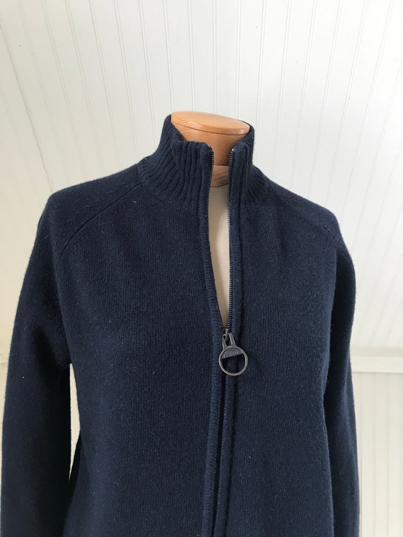 Jersey Stitch Shetland Wool 4 Bar Cardigan 600068981kha