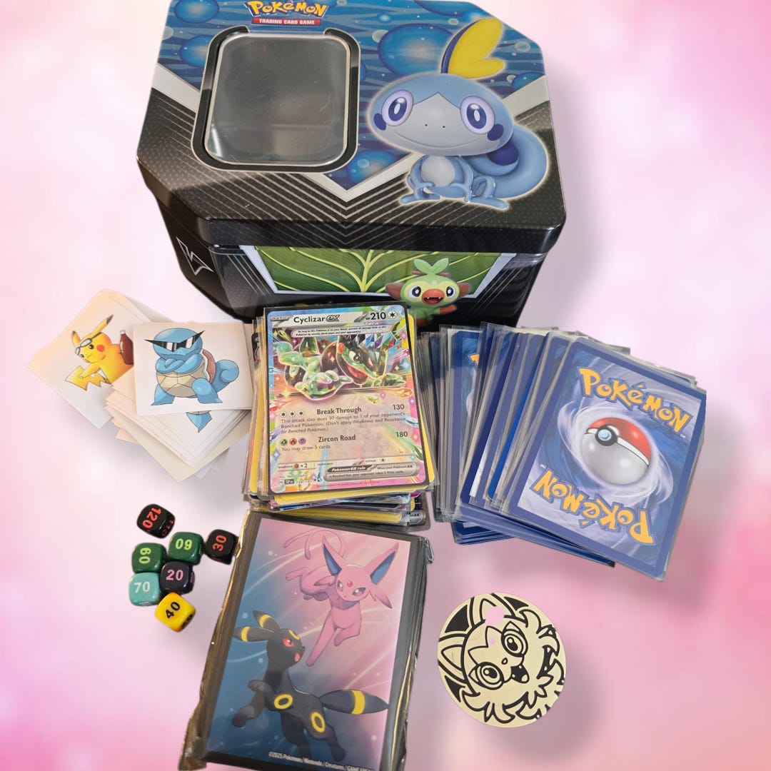 pokmon trading card game vaporeon umbreon tin bundle Amazon.com: 2023 POK Vaporeon Umbreon Tin Bundle : Toys & Games