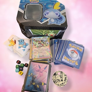 Pokemon Mystery Tin – Cards & TCG Accessories, Collectible Gift