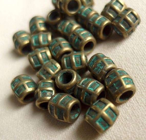 Ceramic Beads - Round Tube -Tamara Scott Designs