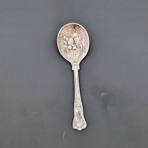 【専用】英国 アンティークスプーン EPNS AI SHEFFIELD ENGL Antique Rare M.S.L EPNS Sheffield England Sugar Spoon - 4 3