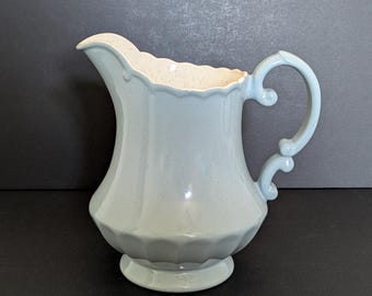 Vintage Metlox Poppytrail True Blue Pitcher - Mid-Century California Pottery