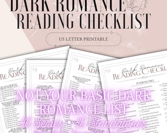 Lista definitiva di lettura di romanzi dark romance / 46 serie e 45 romanzi autoconclusivi (download digitale)