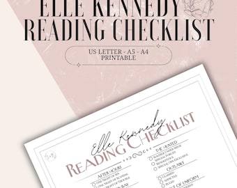 Liste de lecture des romans d'Elle Kennedy | Liste de livres (PDF)