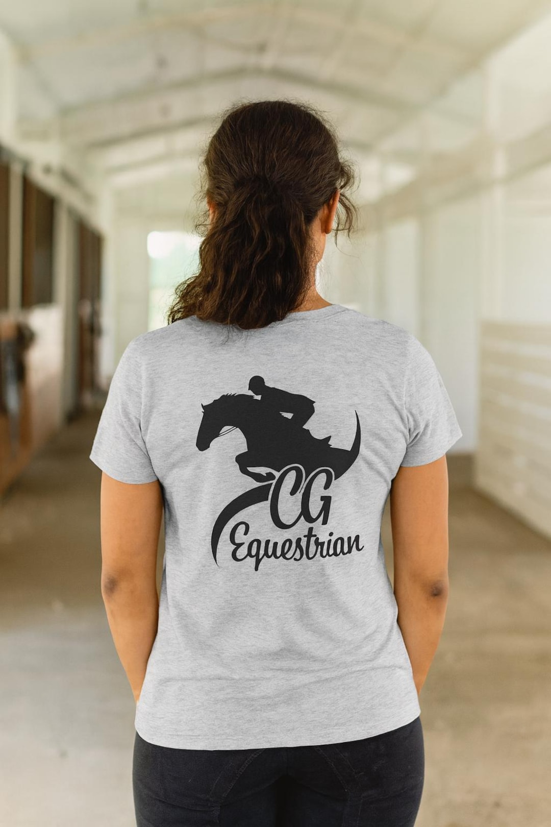 Trendy Riding Lesson Shirts Equestrian V-neck Tee, Horse Riding Shirt, Sportswear - Etsy