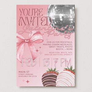 Galentines Invitation Template