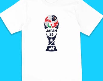 Japan Soccer Jersey style | World Cup Inspired football Cotton unisex T-Shirt