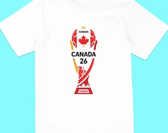 Canada Soccer T-Shirt: World Cup Fan Tee, Kids & Adult Sizes