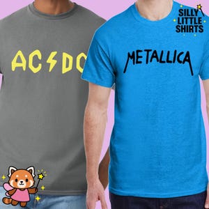 Beavis and Butthead Rock/Metal Band Parody Easy Halloween Costume Shirt • Simple Concert Style Shirt • Music Fan Gift Unisex Graphic
