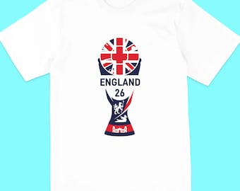 England Soccer T-Shirt: World Cup Inspired Cotton Jersey