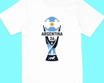 Argentina Soccer T-Shirt | Football Fan Jersey Style