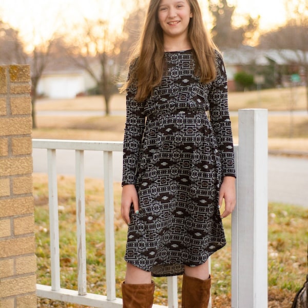 Deer Creek Tunic and Dress pattern for Girls