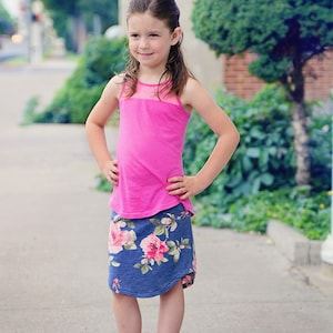 Pierside Pencil Skirt Pattern for Girls - Etsy