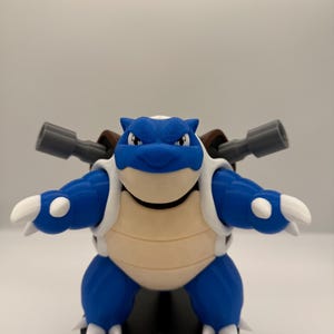 Blastoist Turtle Collectible: 3D Printed PLA Art Piece