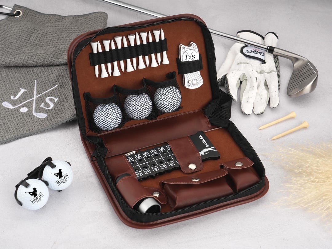 Personalized Golf Gift Set, Engraved Tool Kit & Accessories - Etsy