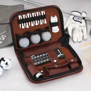 Set regalo da golf personalizzato, kit di attrezzi incisi e accessori