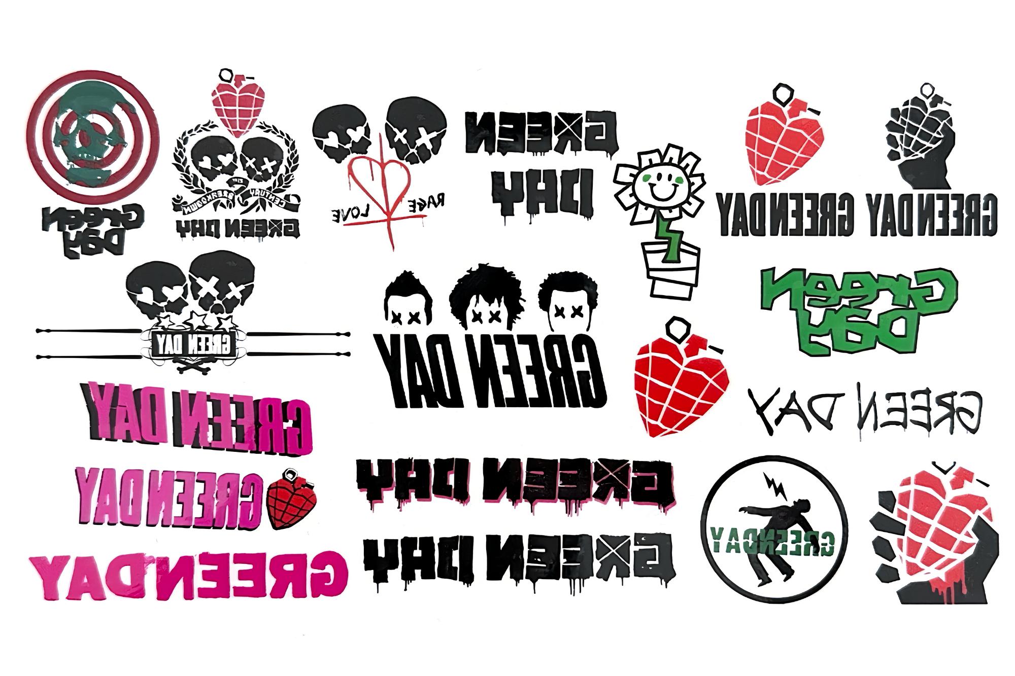 Green Day American Idiot Album Logo Vinyl Sticker – Weatherproof Bumper Decal, Made In California