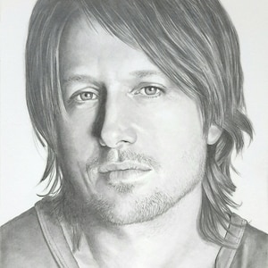Keith Urban pencil portrait