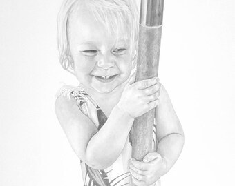 Pencil portrait custom drawing commission