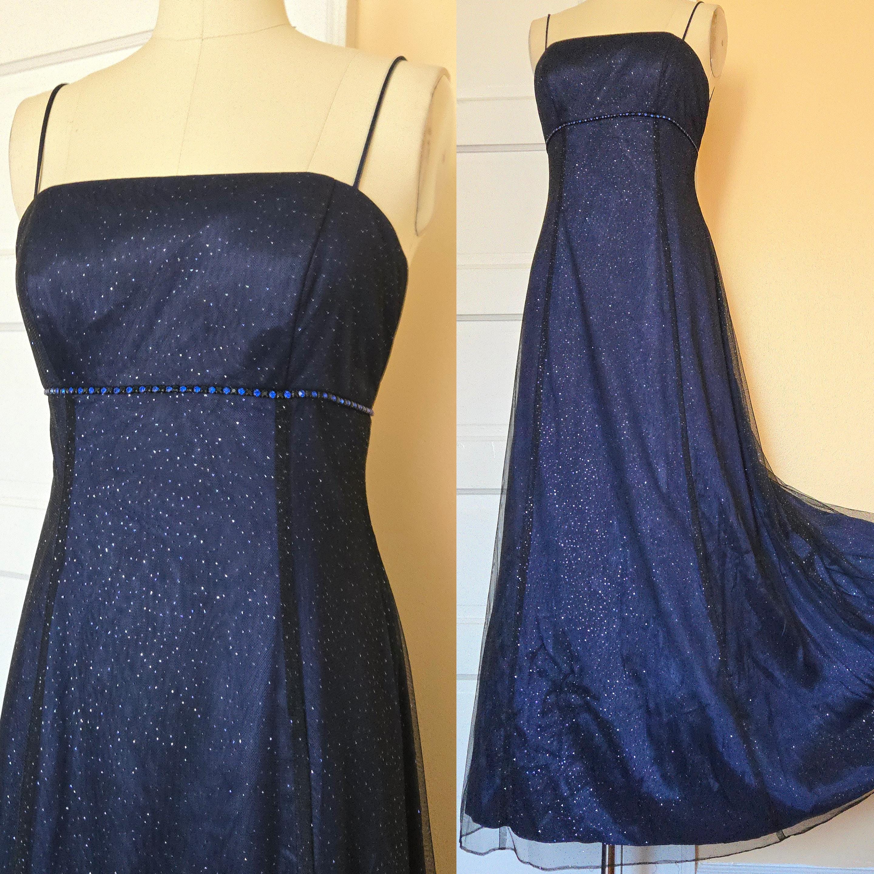 90s formal blondie nites dress by linda bernell Blondie Nites By Linda Bernell Black Halter Prom Dress (US13)