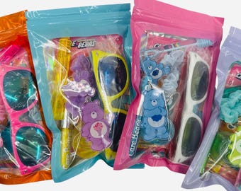 Care Bears Party Favor Bag: Play Pack, Stickers, Slime & More