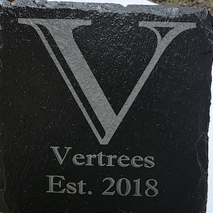 Custom Engraved Slate Coasters