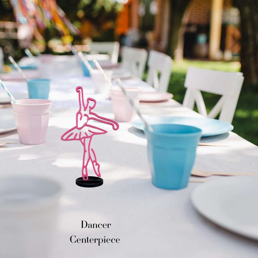 Ballerina Centerpiece: Dance Decor, Recital Gift - Etsy
