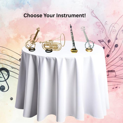 Band Instrument Centerpiece | Custom Music Decor