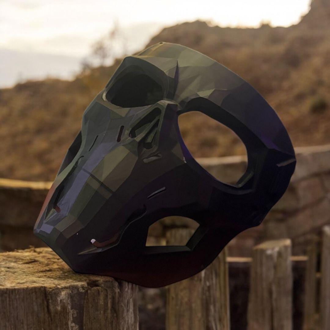 Death Shadow Mask | Escape from Tarkov Inspired Gear | Tactical Mask Replica | Perfect Gift for Gamers | Cosplay & Decor3D Printed
