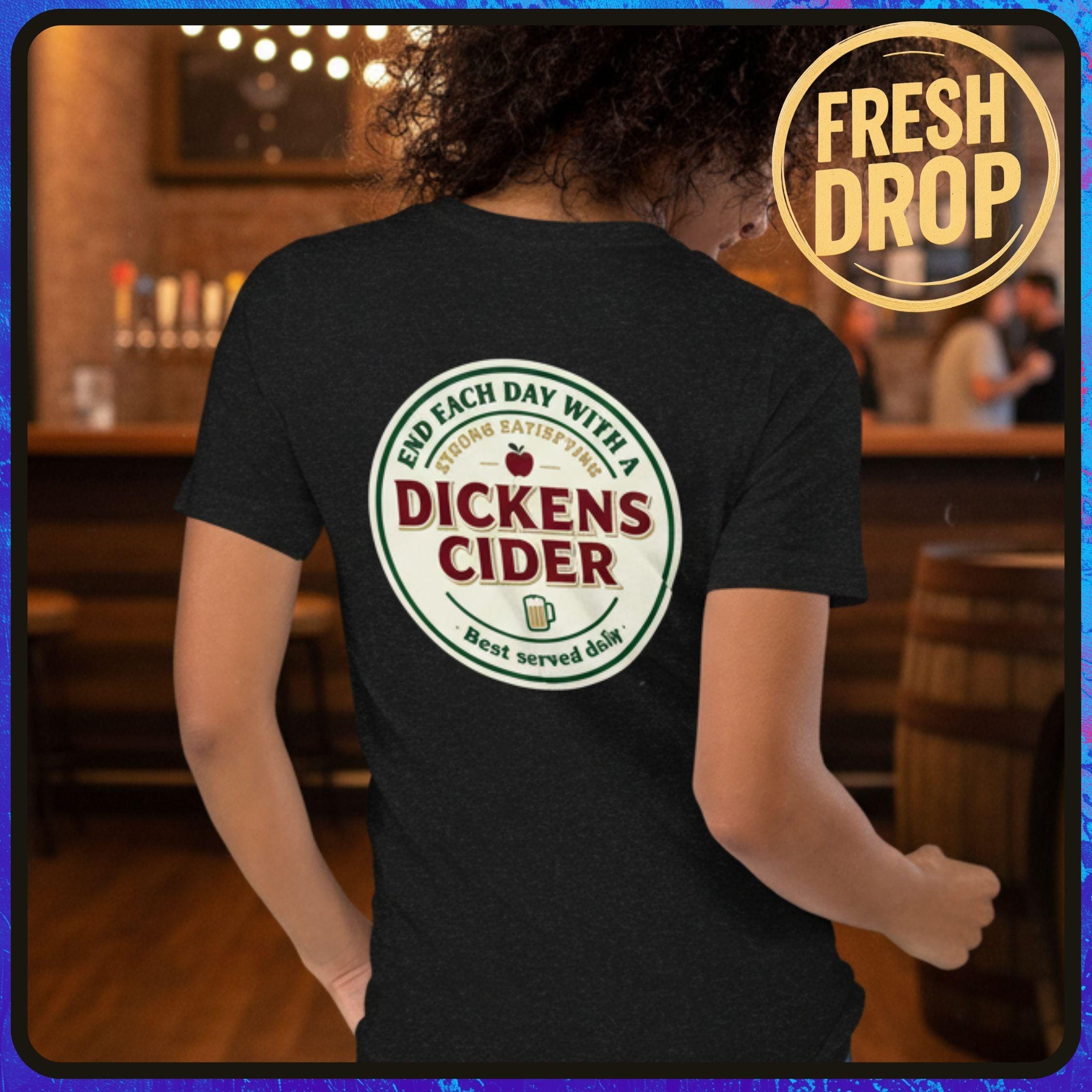 Maglietta Umoristica Nothings Better Warm Dickens Cider - Birra E Divertimento - Foto 5