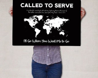 LDS Missionary Mission Call Poster Decoration