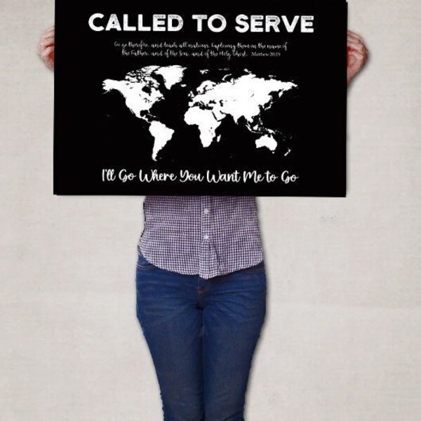 LDS Missionary Mission Call Poster Decoration