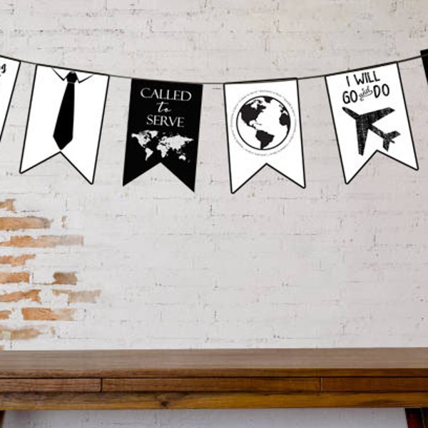 LDS Missionary Mission Call Banner