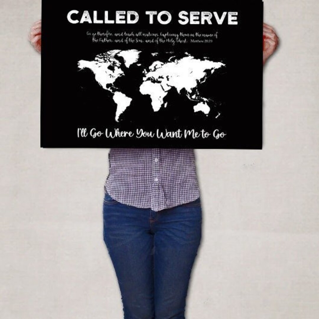 LDS Missionary Mission Call Poster Decoration - Etsy