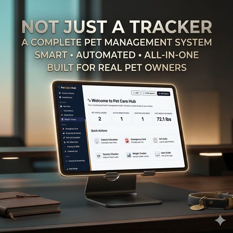 Ultimat husdjursvårdspaket | Pet Care Hub + 300 recept på hund- och kattgodis | Digital nedladdning | Present till husdjursmamma | Veterinärspårning Hemgjorda godsaker bild 4