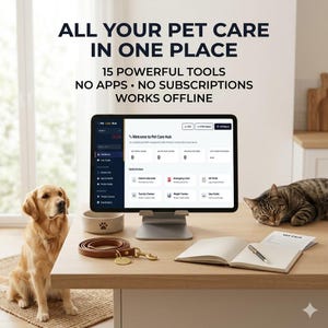 Ultimat husdjursvårdspaket | Pet Care Hub + 300 recept på hund- och kattgodis | Digital nedladdning | Present till husdjursmamma | Veterinärspårning Hemgjorda godsaker bild 5
