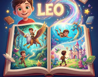 Libro di fiabe personalizzato per bambini / Avventura personalizzata con nome e foto (Download PDF del libro personalizzato per neonati)