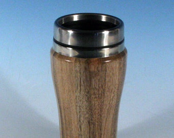 Oregon Myrtle Wooden Travel Mug With Stainless Steal Interior