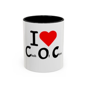 Taza de café de Clash of Clans / Regalo para gamers / Me encanta Clash of Clans / 325 ml / Decoración divertida para la cocina, amantes del café, accesorios para gamers, [...]
