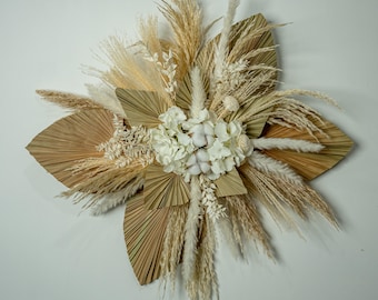 Dried Flower Wall Decor for Wedding, Boho & Romantic Style, Perfect for Home Decoration, Party Events |Gift, Unique Floral Arrangement