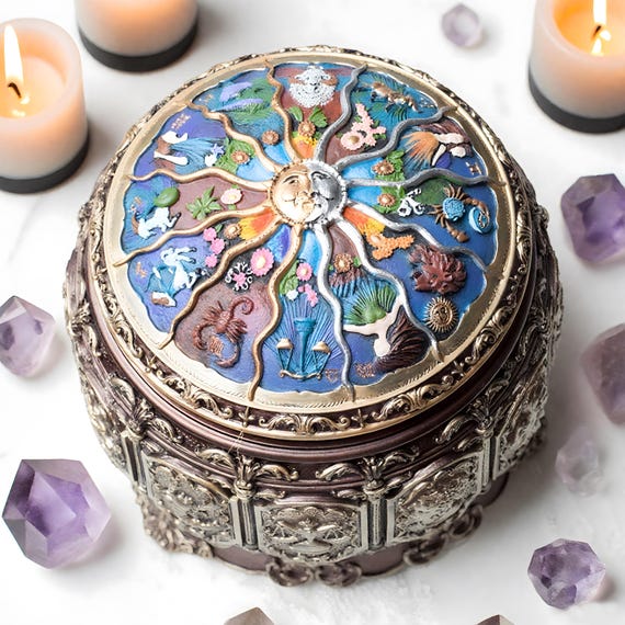 Personalized Zodiac Music Box,Custom Birth Angel Music Box,Angel Star Music Box,Unique Gift For Birthday Anniversary,Baby Shower Gift