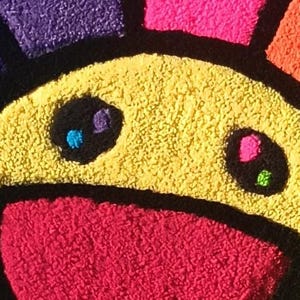Takashi Murakami Flower Rug