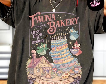 Retro Sleeping Beauty Baked With Love And Magic Shirt, Fairy Godmother Baking Tee, Vintage Magic Kingdom Top, WDW Family Trip Gift